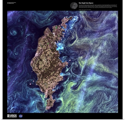 Van Gogh from Space - USGS Earth as Art