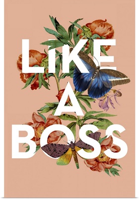 Vintage Floral Collage - Like a Boss