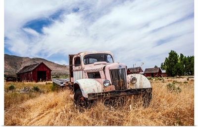 Vintage Truck Near Lake Tahoe, California And Nevada