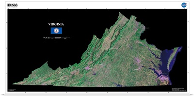 Virginia - USGS State Mosaic