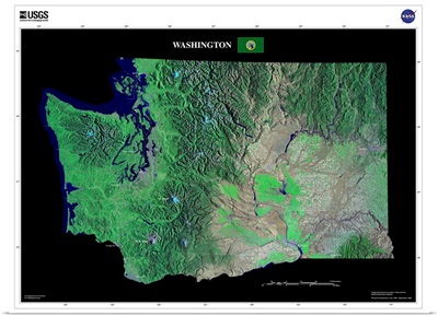 Washington - USGS State Mosaic