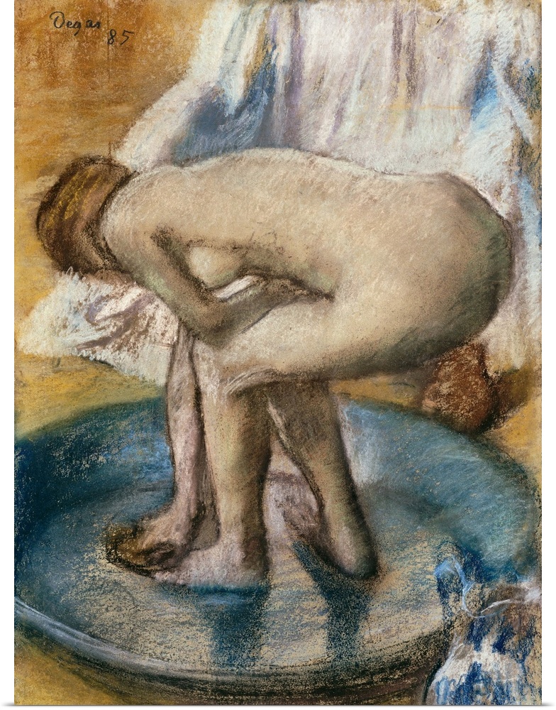 When Degas showed his suite of nudes, including this pastel, at the eighth and final Impressionist exhibition in 1886, cri...