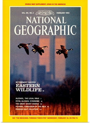 Cover of the February, 1992 National Geographic Magazine