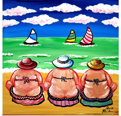 Three Beach Divas
