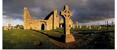 Cross Of The Scriptures at Clonmacnoise Monastery, Co Offaly, Ireland