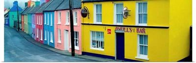 Eyeries Village In The Rain, County Cork, Ireland