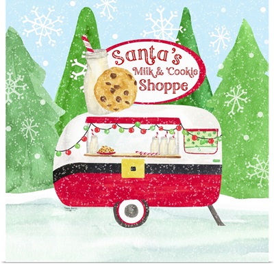 Food Cart Christmas IV Santas Milk and Cookies