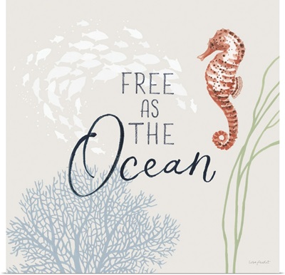 Free As the Ocean IX on Sand