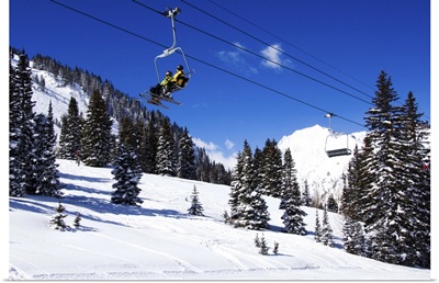 A chair lift, Alta Ski Resort, Salt Lake City, Utah