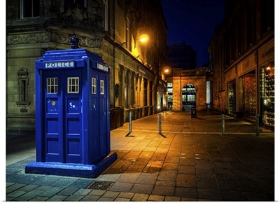 A Police Box In Glasgow, Scotland