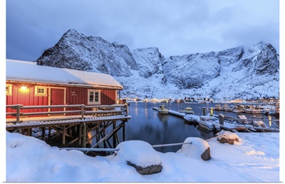 A Rorbu, Norwegian Home, Lofoten Islands, Norway