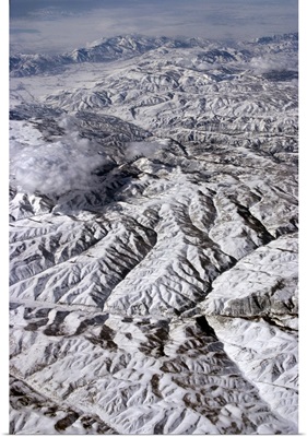 Aerial view of the Rocky Mountains, USA