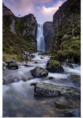 Allt Chranaidh Or Wailing Widow Waterfall, Near Kylesku, Sutherland, Scottish Highlands