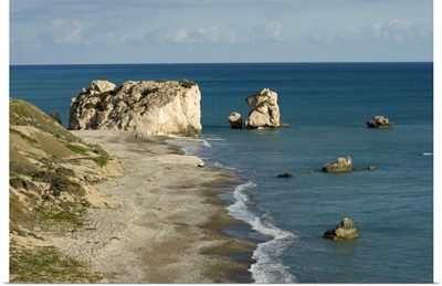 Aphrodite's Rock, Paphos, South Cyprus, Cyprus, Mediterranean