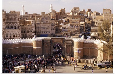 Bab al Yemen, Old Town, Sana'a, Republic of Yemen, Middle East
