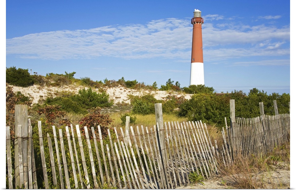 Barnegat Lighthouse in Ocean County, New Jersey
