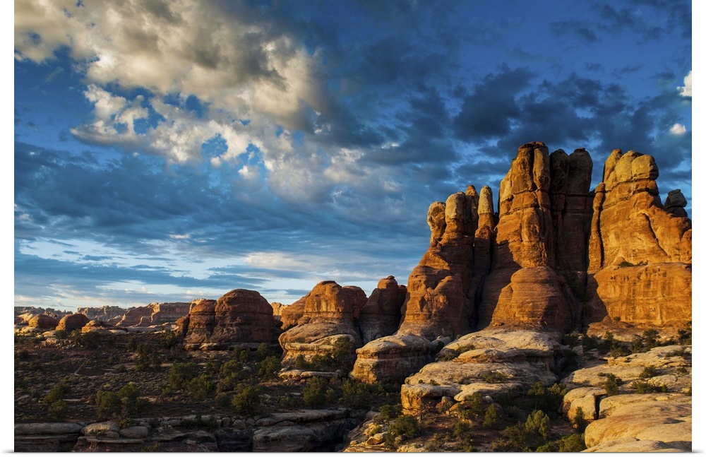 Beautiful rock formations in the Needles, Canyonlands National Park, Utah