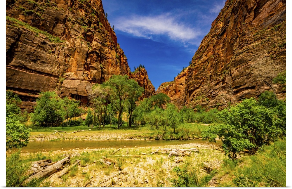 Beautiful scenery at Zion National Park, Utah, United States of America, North America