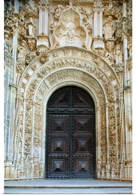 Christ's convent gate, Tomar, Estremadura, Portugal