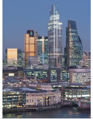 City Of London, Square Mile, Image Shows Completed 22 Bishopsgate Tower, London, England