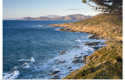 Coast near L'lle Rousse, Corsica, France, Mediterranean, Europe