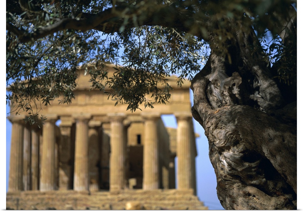 Concordia Temple, Agrigento, UNESCO World Heritage site, Sicily, Italy, Mediterranean, Europe