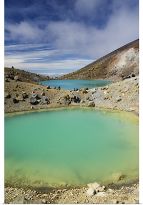 Emerald Lakes, Tongariro National Park, North Island, New Zealand