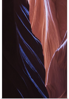 Eroded curves in sandstone, Upper Antelope Canyon, near Page, Arizona