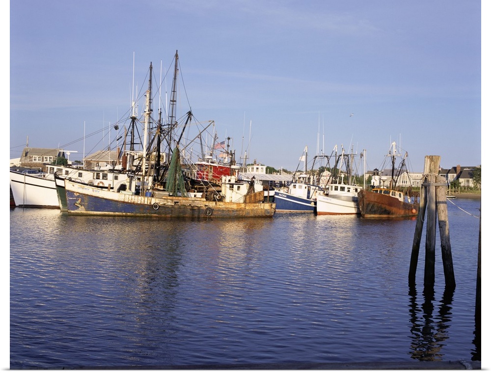 Fishing boats, Hyannis Port, Cape Cod, Massachusetts, New England
