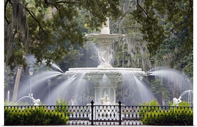 Fountain, Forsyth Park, Savannah, Georgia
