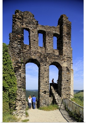 Grevenburg Castle Ruin, Traben-Trabach, Moselle Valley, Rhineland-Palatinate, Germany