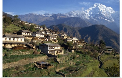Gurung village, Ghandrung, Himalayas, Nepal