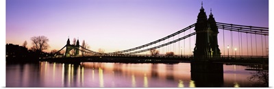 Hammersmith Bridge, London, England, United Kingdom, Europe
