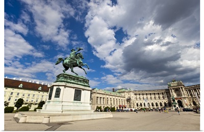 Heldenplatz, Hofburg, statue of Archduke Charles of Austria, Vienna, Austria