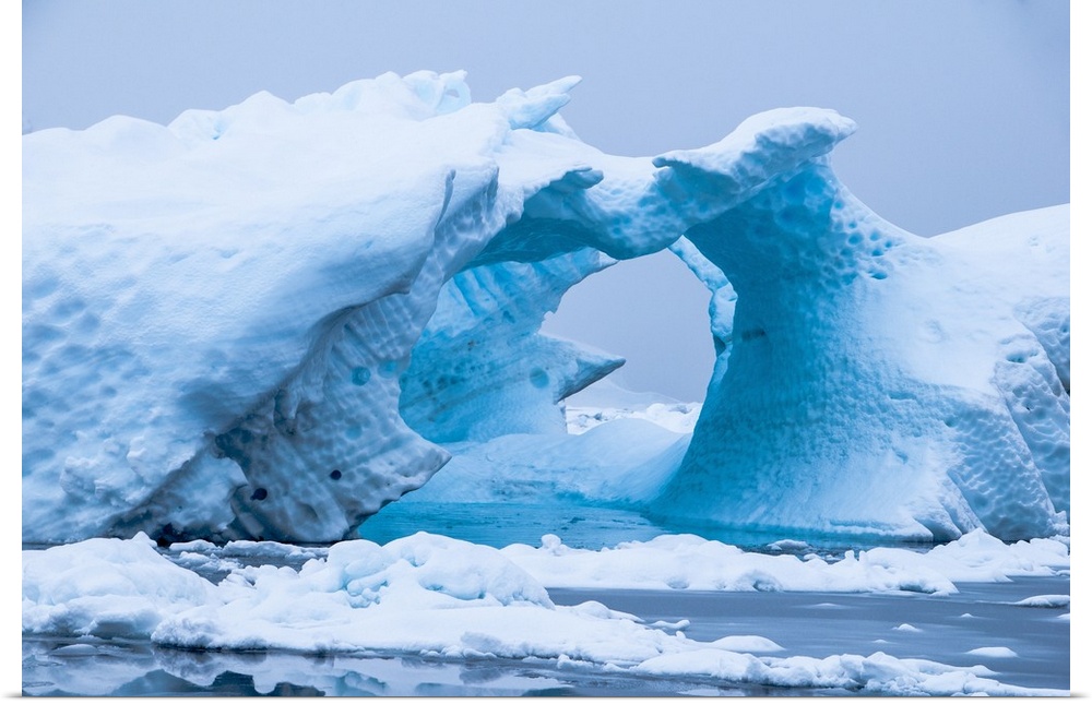 Iceberg in the Antarctic waters, Enterprise Island, Antarctica, Polar Regions.