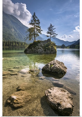 Lake Hintersee, Berchtesgadener Alpen, Bavaria, Germany