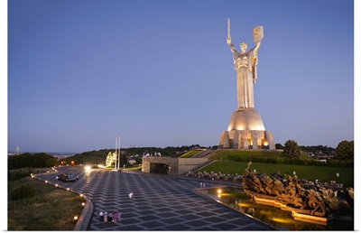 Motherland statue (Rodina Mat) and The National War Museum, Kiev, Ukraine