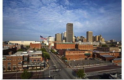Oklahoma City viewed from Bricktown District, Oklahoma
