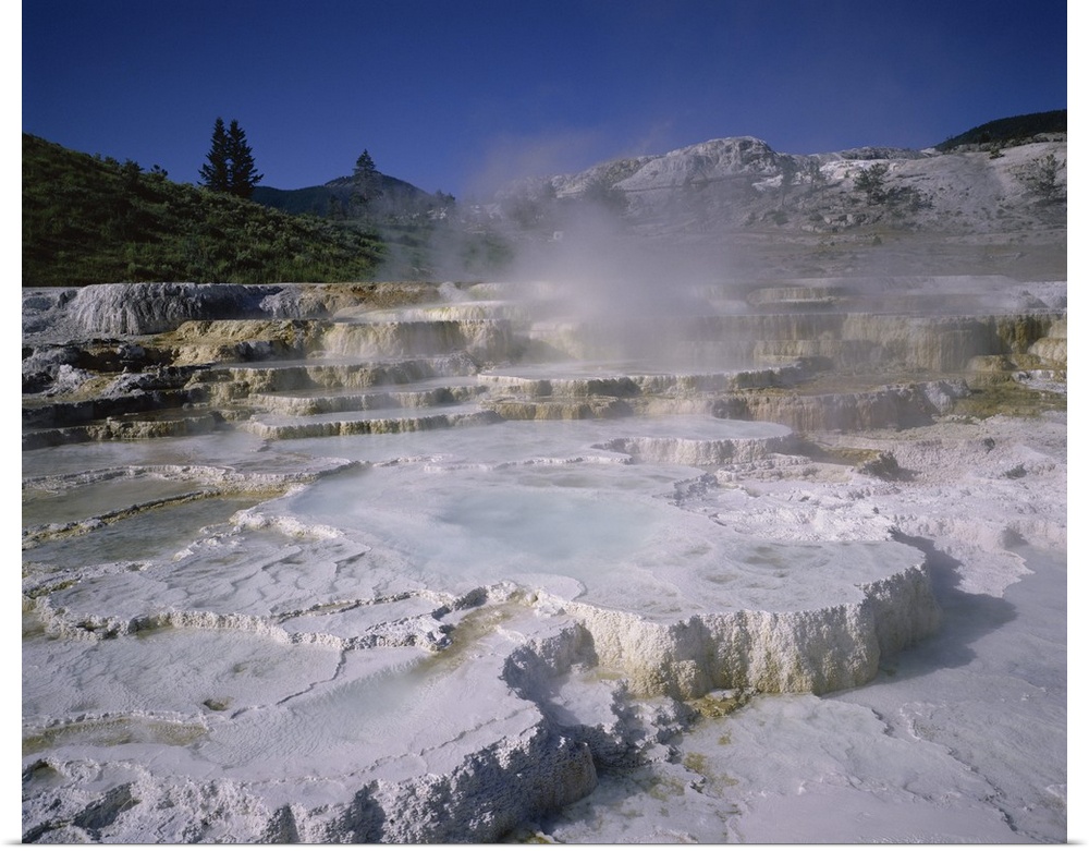 Opal Terrace, Mammoth Hot Springs, Yellowstone National Park, Wyoming