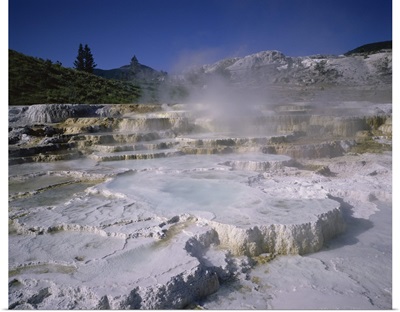 Opal Terrace, Mammoth Hot Springs, Yellowstone National Park, Wyoming