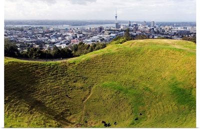 Panoramic city view, Auckland, North Island, New Zealand