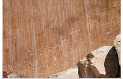 Petroglyph Rock Art in Capitol Reef National Park, Utah