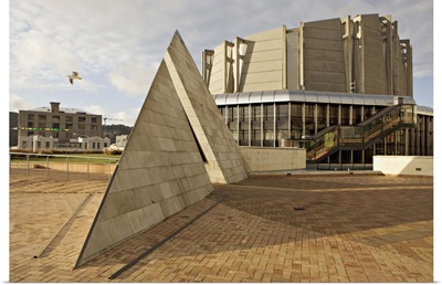 Pyramid shaped structure, Wellington, North Island, New Zealand