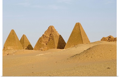 Pyramids at Jebel Barkal, near Karima, Sudan, Africa