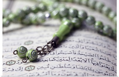 Quran And Tasbih (Prayer Beads), Haute-Savoie, France, Europe