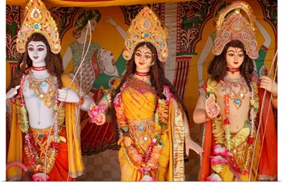 Rama, Sita And Rama Again, Goverdan, Uttar Pradesh, India, Asia
