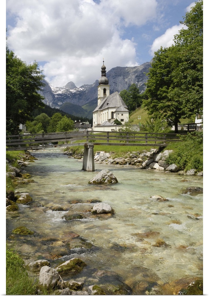 Ramsau church, near Berchtesgaden, Bavaria, Germany