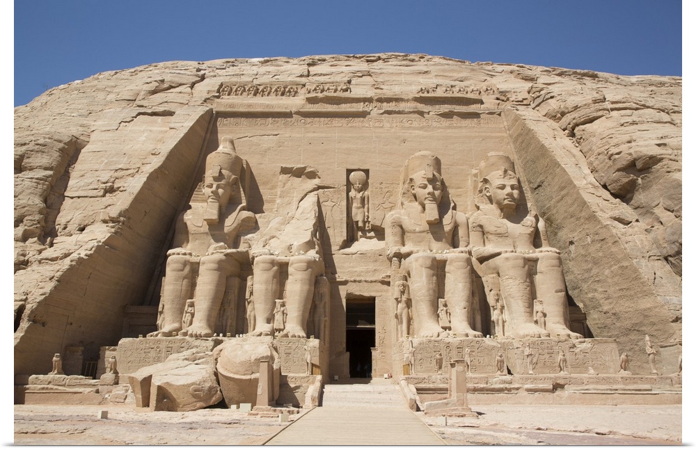 Ramses II Temple, UNESCO World Heritage Site, Abu Simbel, Nubia, Egypt, North Africa, Africa