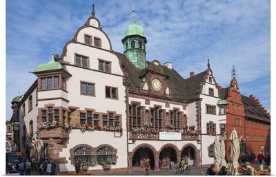 Rathaus, Rathausplatz, Freiburg im Breisgau, Black Forest, Baden-Wurttemberg, Germany