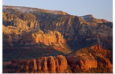 Red cliffs at sunset, Coconino National Forest, Arizona